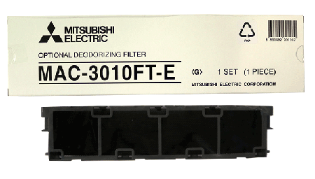 Mitsubishi Electric LN ja RW ilmalämpöpumpun Mitsubishi Electric MAC-3010FT-E Deodorizing filter, hajua poistava suodatin