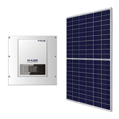 3-vaiheisen Scanoffice Premium Sofar 9 kWp aurinkosähköpaketin tuottaman sähkön voit käyttää normaaliin tapaan valaistukseen, elektroniikkaan yms.