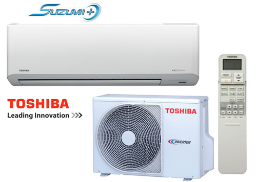 Toshiba -ilmalämpöpumppu kaukosäädin sisäyksikkö ulkoyksikkö