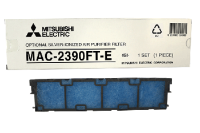 Mitsubishi Electric LN ilmalämpöpumpun MAC-2390FT-E Silver-ionized air purifier filter, hopea-ionisoitu ilmanpuhdistussuodatin